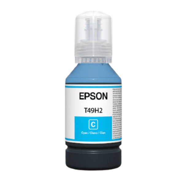 BOTELLA DE TINTA EPSON CYAN T49H200 PARA PLOTTER T3170X 140 ML