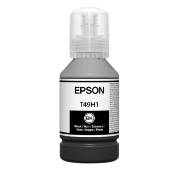 BOTELLA DE TINTA EPSON NEGRA T49H100 PARA PLOTTER T3170X 140 ML